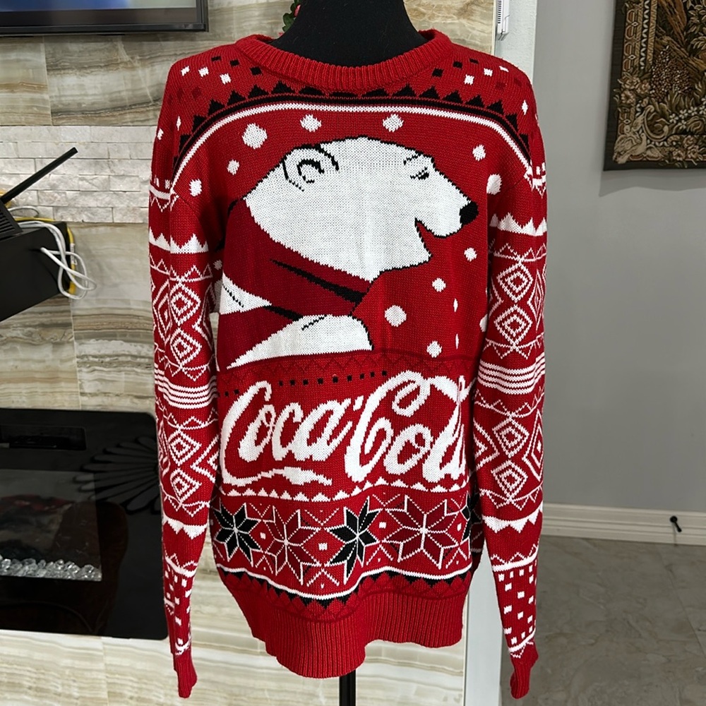 Coca Cola Christmas Sweater. Size M